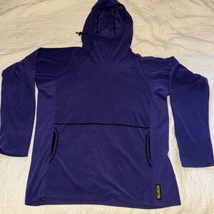 Purple Melanzana Micro Grid Hoodie